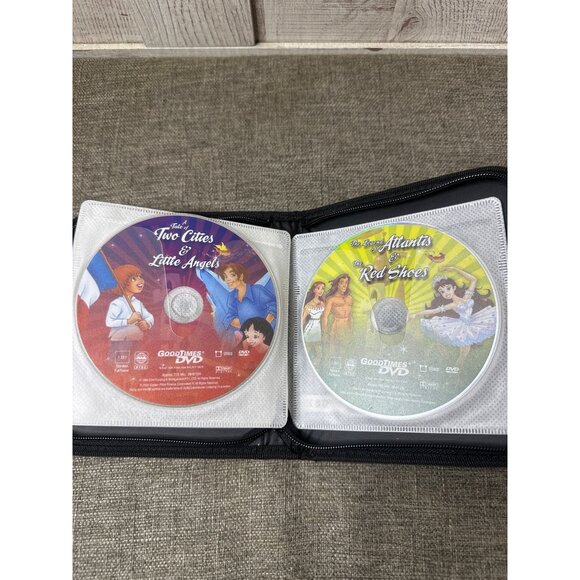 Animated Classics DVD Collection w/ Red Zippered Case Fairy Tales 15 Discs - Picture 10 of 11